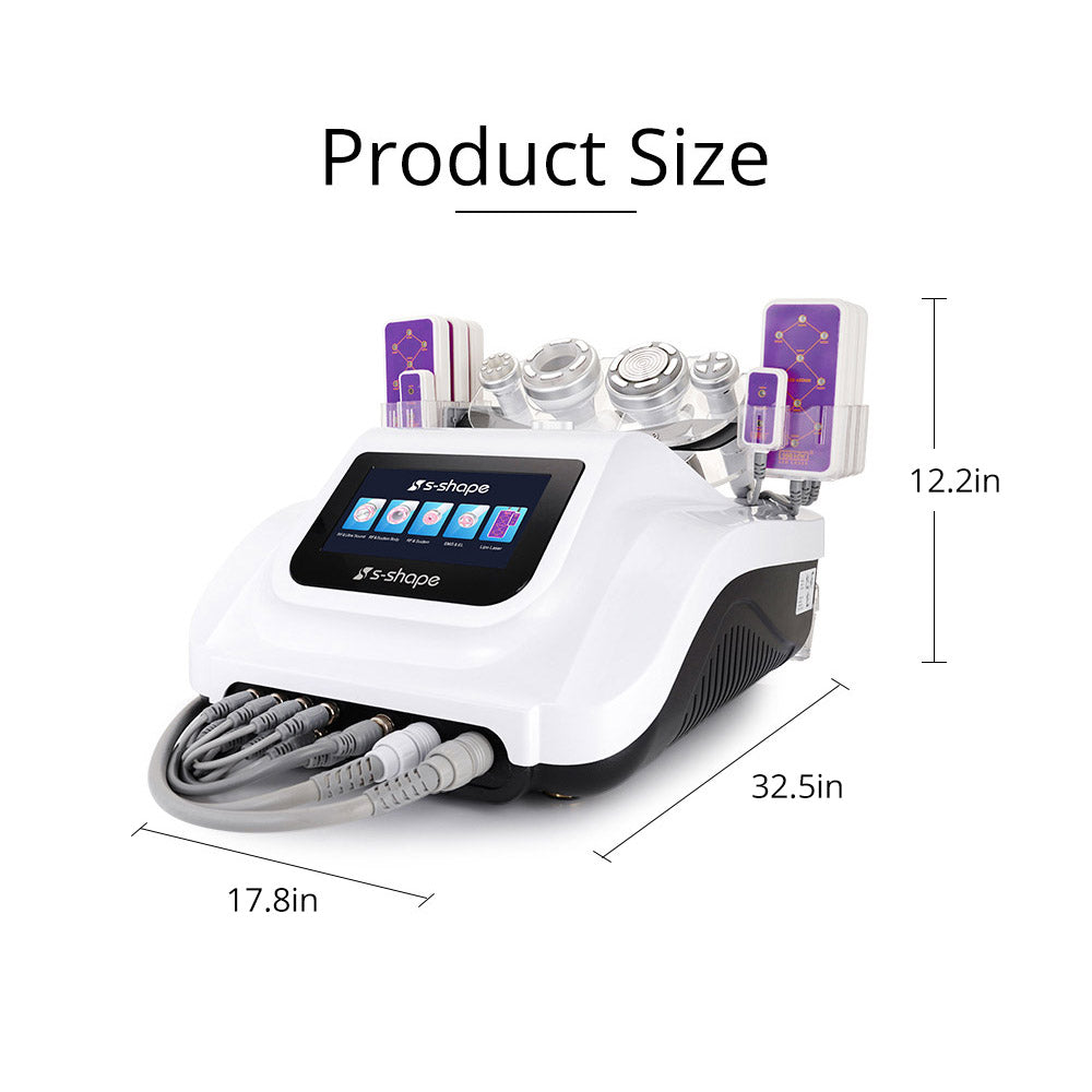 S Shape 30K 2.5 Cavitation with 160mw laser pads