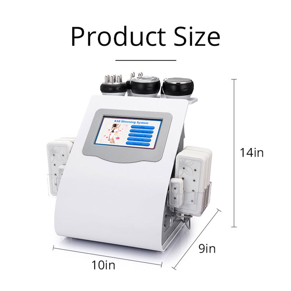 6 in 1, 40K 2.0 Cavitation with 5 mw laser pads