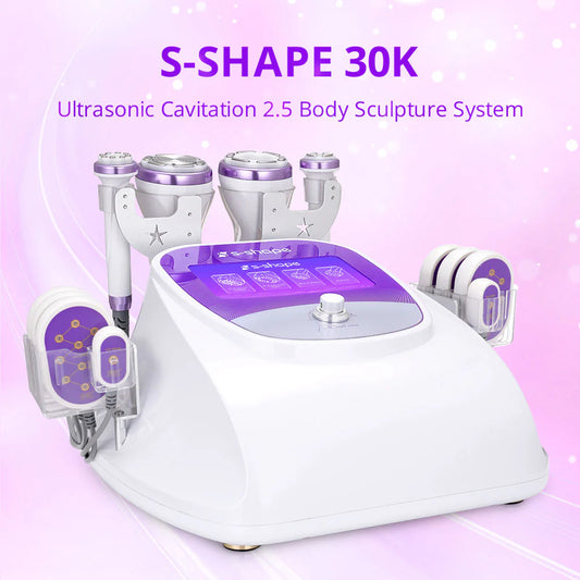 30K S Shape 2.5 cavitation with 5mw laser pads