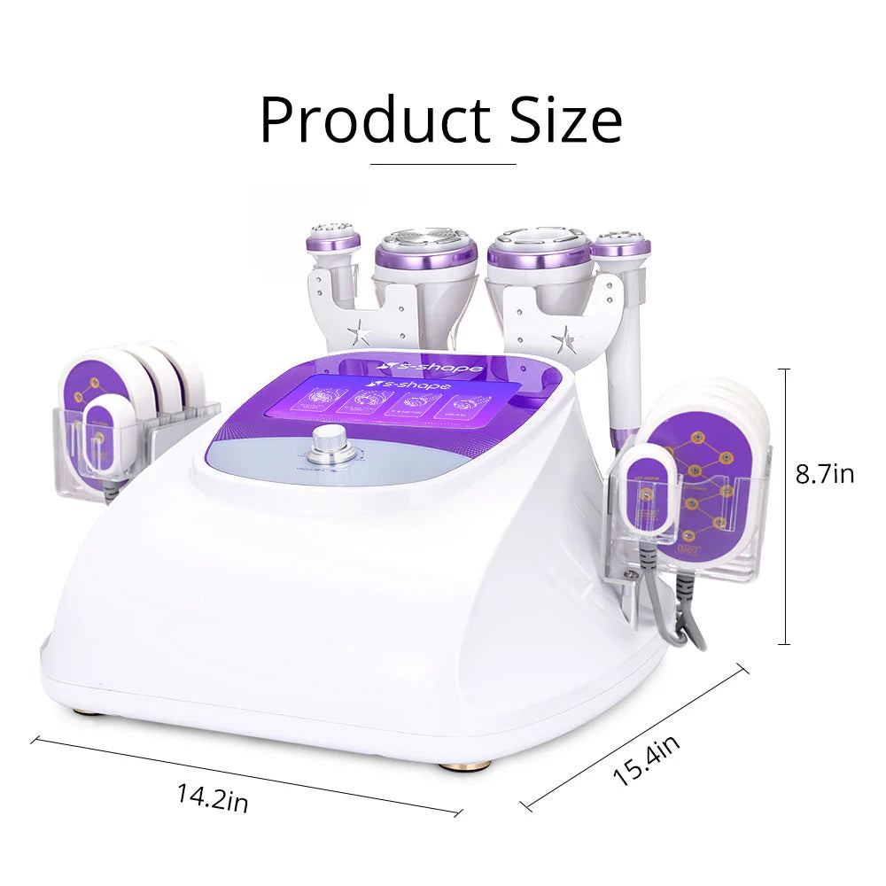 30K S Shape 2.5 cavitation with 5mw laser pads